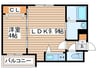 ファランドール札幌 1LDKの間取り