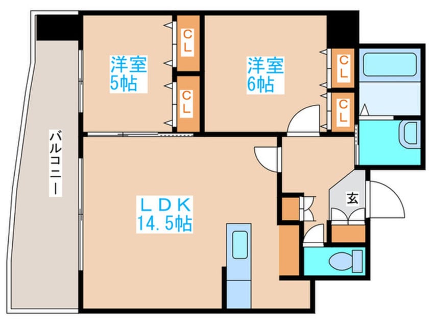 間取図 blanc de blancs
