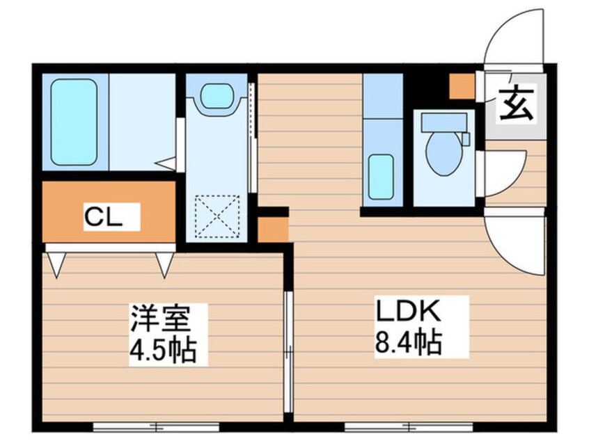 間取図 グランセ八軒