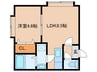 ＮＵコ－トⅠ 1LDKの間取り