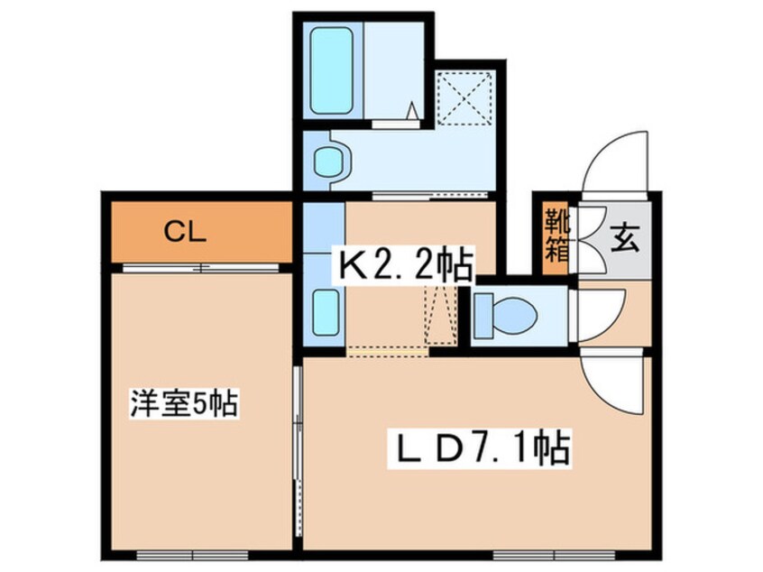 間取図 アイア－ル円山Ⅲ