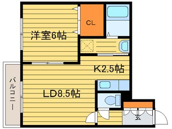 間取図 モンレ－ヴ豊平公園