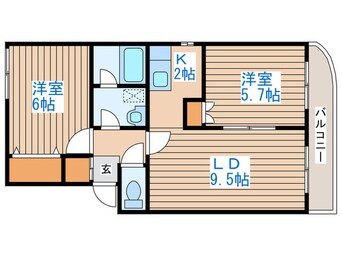 間取図 レオ西町