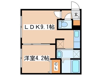 間取図 Wynn白石
