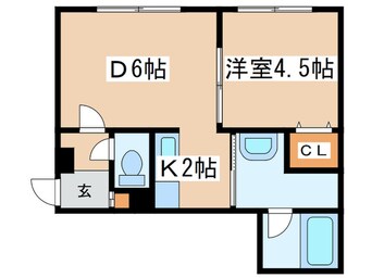 間取図 プリマクラッセ菊水