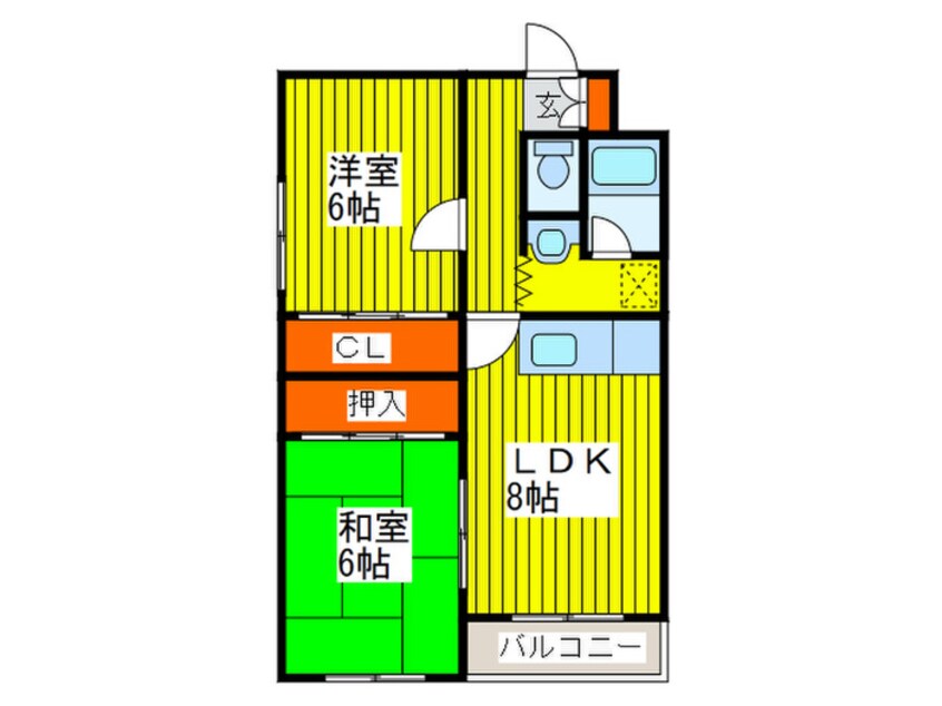 間取図 ドエル西町