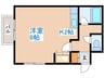 エイビュ－琴似 1Kの間取り