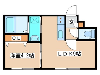 間取図 カハラ白石