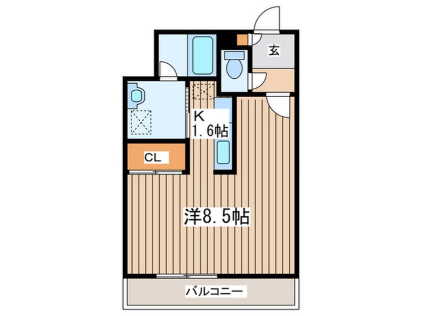 間取図 クワイシャノン円山表参道