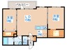 Ｃｈａｔｅａｕ　Ｂｌａｎｃ６５ 2LDKの間取り