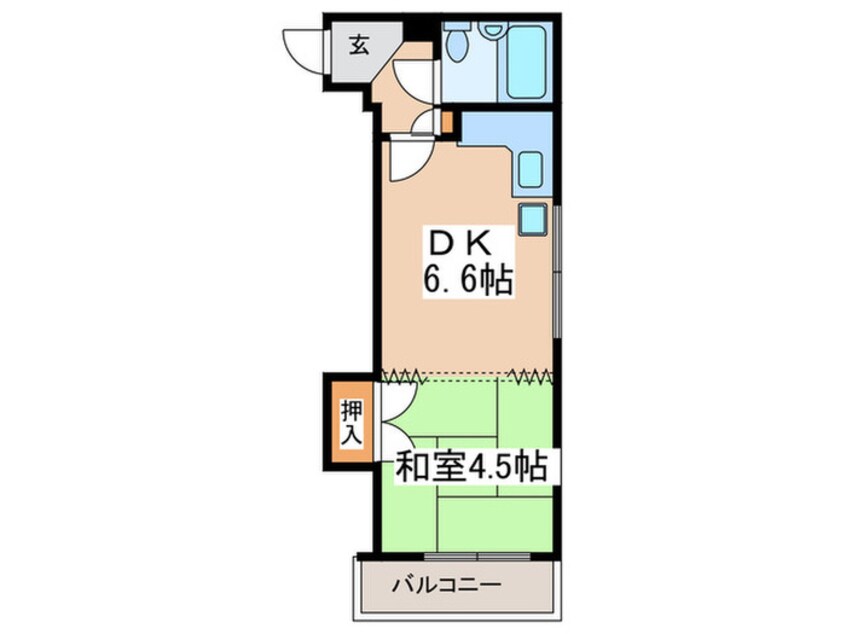 間取図 第５松井ビル