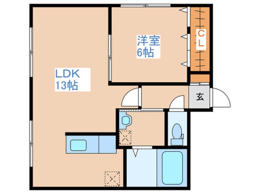 間取図 ハイムクロ－ネ