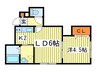 アベニ－レ北円山 1LDKの間取り