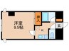 フロンティア１６１ 1Kの間取り