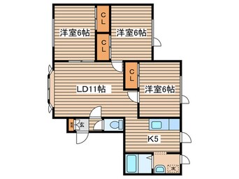 間取図 パステルハイムⅡ