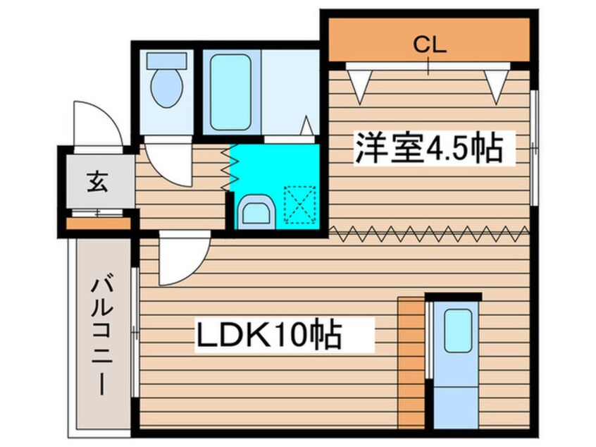 間取図 ビュ－クレストＮ２３