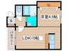 ビュ－クレストＮ２３ 1LDKの間取り