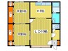 フリーダム２－５ 2LDKの間取り