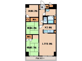 間取図 オ－クコ－ト１４１