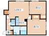 Ｇｒｏｖｅ　Ａｖｅｎｕｅ弐番館 2LDKの間取り