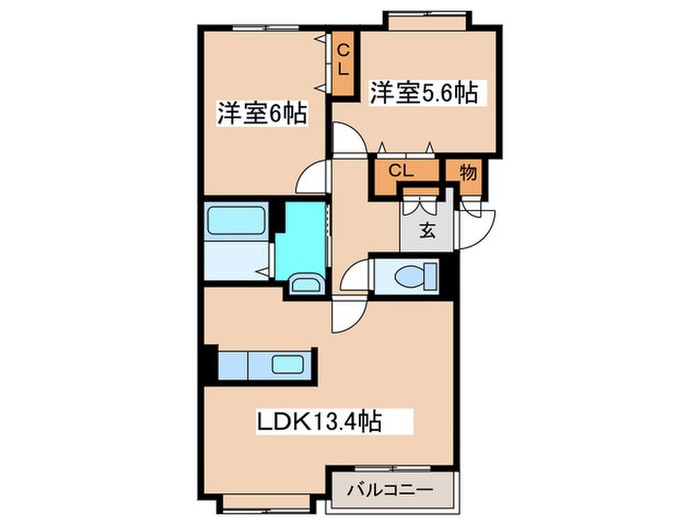 間取り図 ノ－スヴィラ弐番館