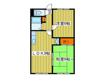 間取図 ラ・フォーレ北海