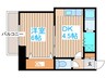 高橋ビル 1DKの間取り