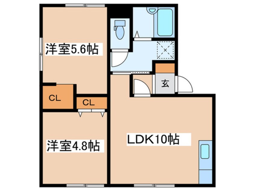 間取図 大川マンション