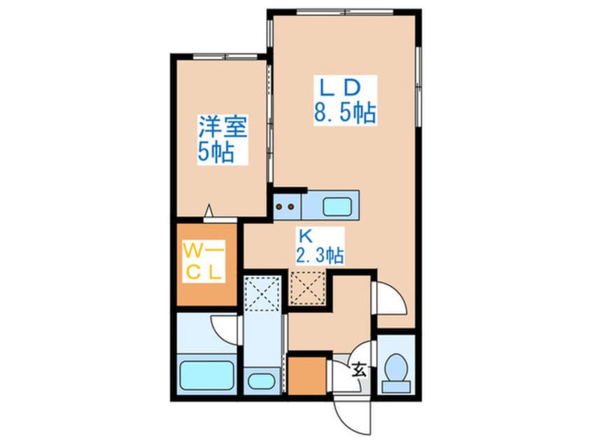 間取図 Forest Hills A