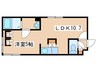 ドゥエ　カーサ　コモド 1LDKの間取り