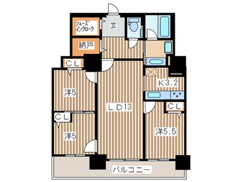 間取図 ﾌﾟﾚﾐｽﾄ琴似ｽｶｲｸﾛｽﾀﾜｰ（1006）