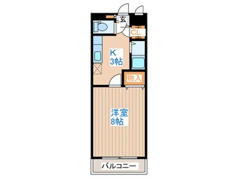 間取図 パークプラザ円山