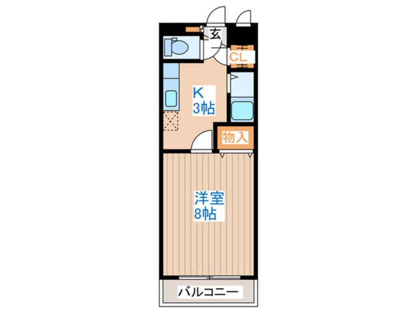 間取図 パークプラザ円山