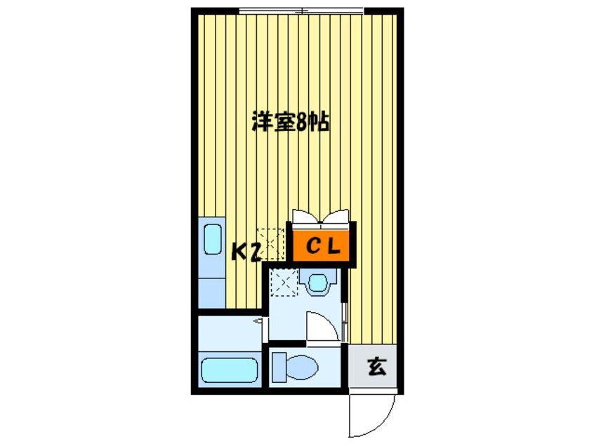 間取図 トミイビルＮＯ１７