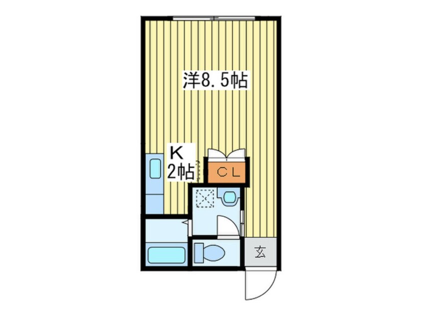 間取図 トミイビルＮＯ１７