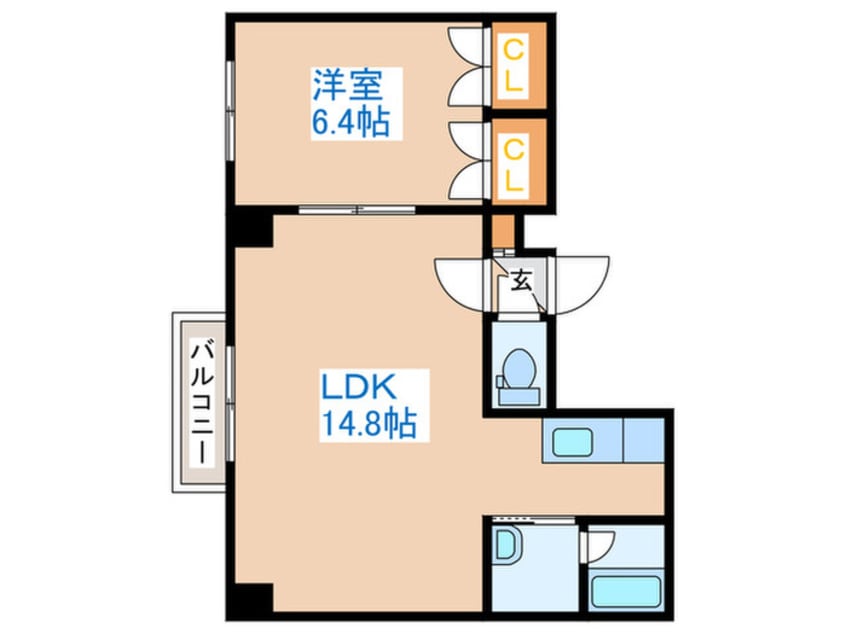 間取図 カーサ・エムズ