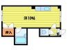 フラット２１ 1Rの間取り