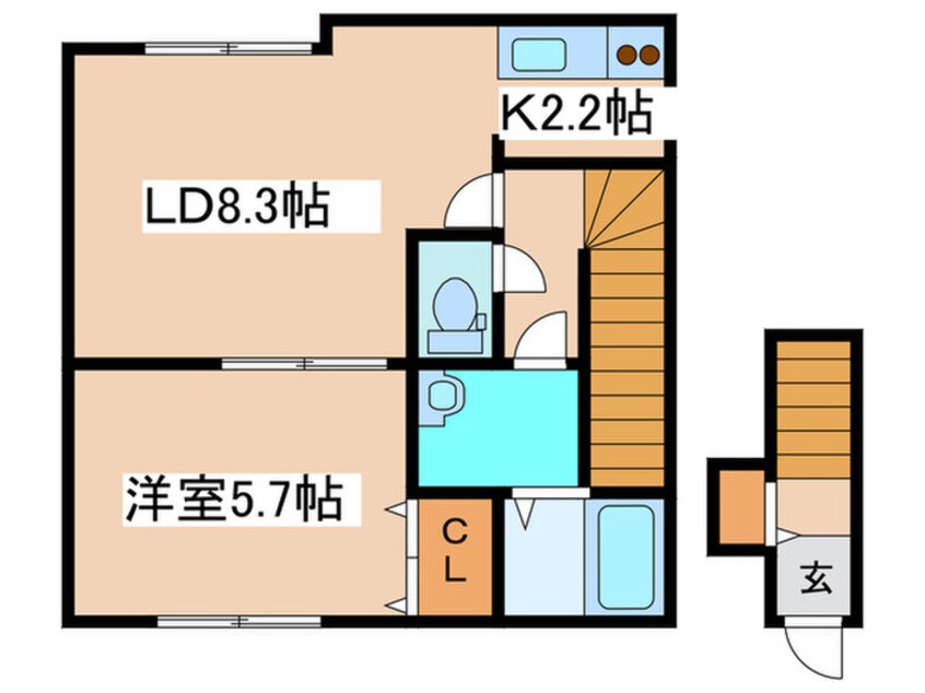 間取図 ラ・クラッセ太平