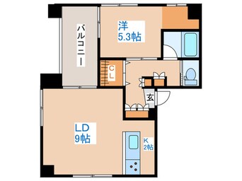 間取図 アルファスクエア大通西17