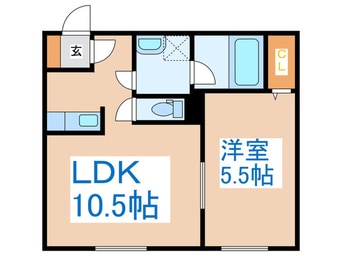 間取図 アムール東札幌
