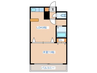 間取図 メ－プル北２７条