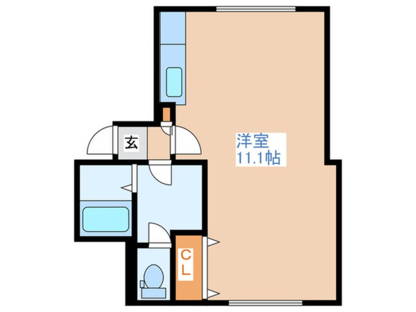 間取図 ピュアライフ平岸Ｂ