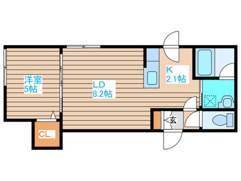 間取図 モデルノ厚別南