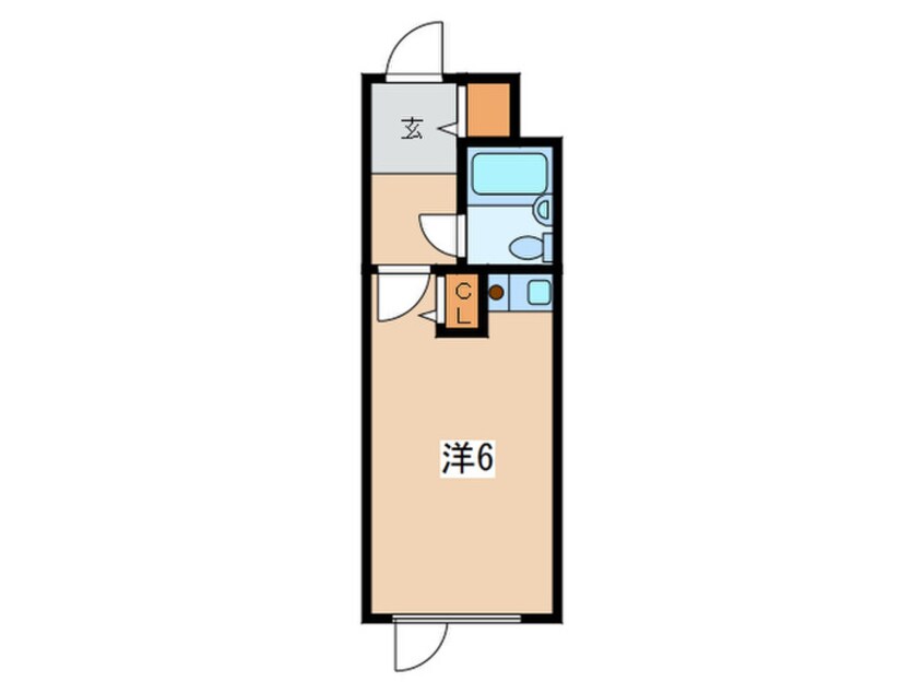 間取図 ダイアパレス白石(1014)