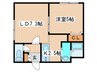 レクセラ新道東 1LDKの間取り