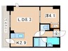 S-FORT豊平三条 1LDKの間取り