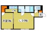 エスペランサ北１８条 1LDKの間取り