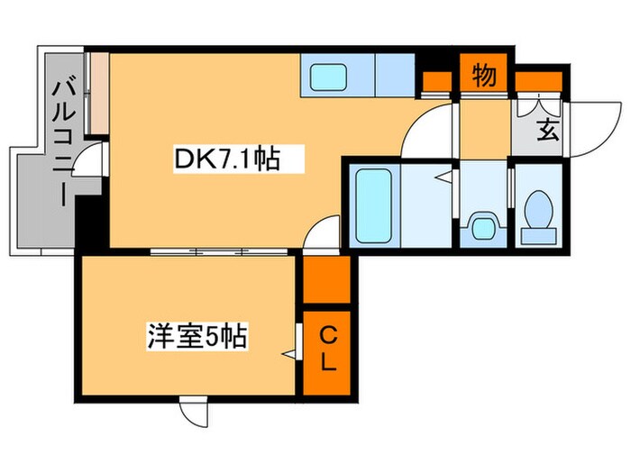 間取り図 ＬＡＶＩＴＡ　４１０