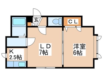 間取図 フォレスト月寒