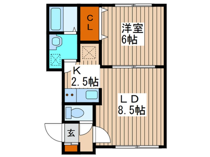 間取図 ハイネス新琴似